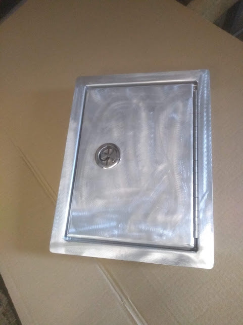 Drop in aluminum hatch lid assembly, IN STOCK STANDARD SIZES