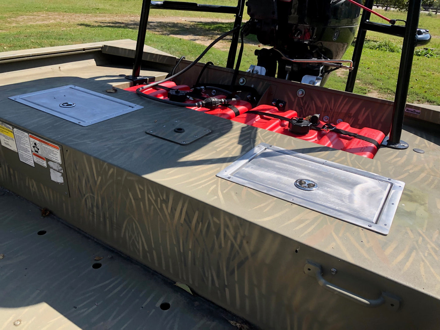 Drop in aluminum hatch lid assembly, IN STOCK STANDARD SIZES