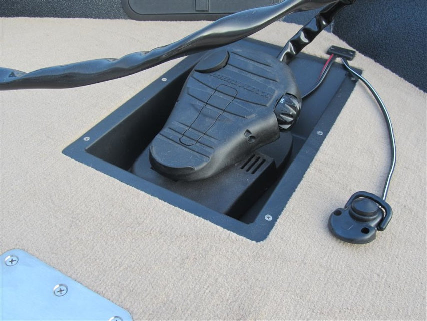 Recessed Trolling Motor Pedal Tray